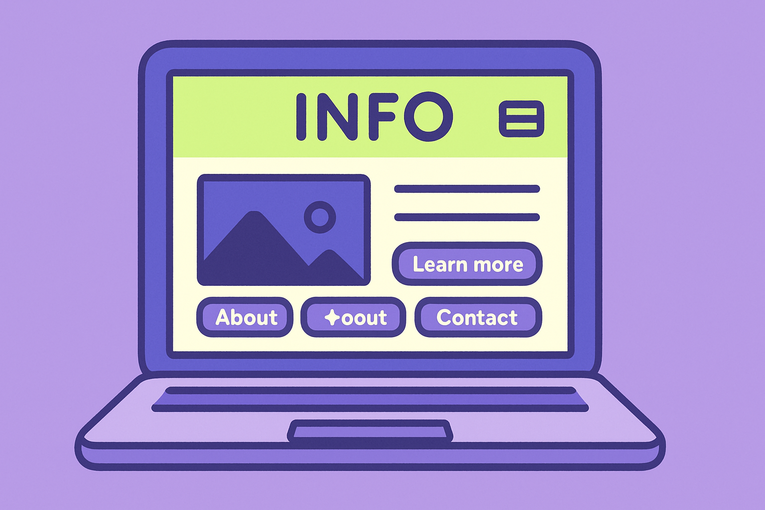 Laptop illustration showing deployment